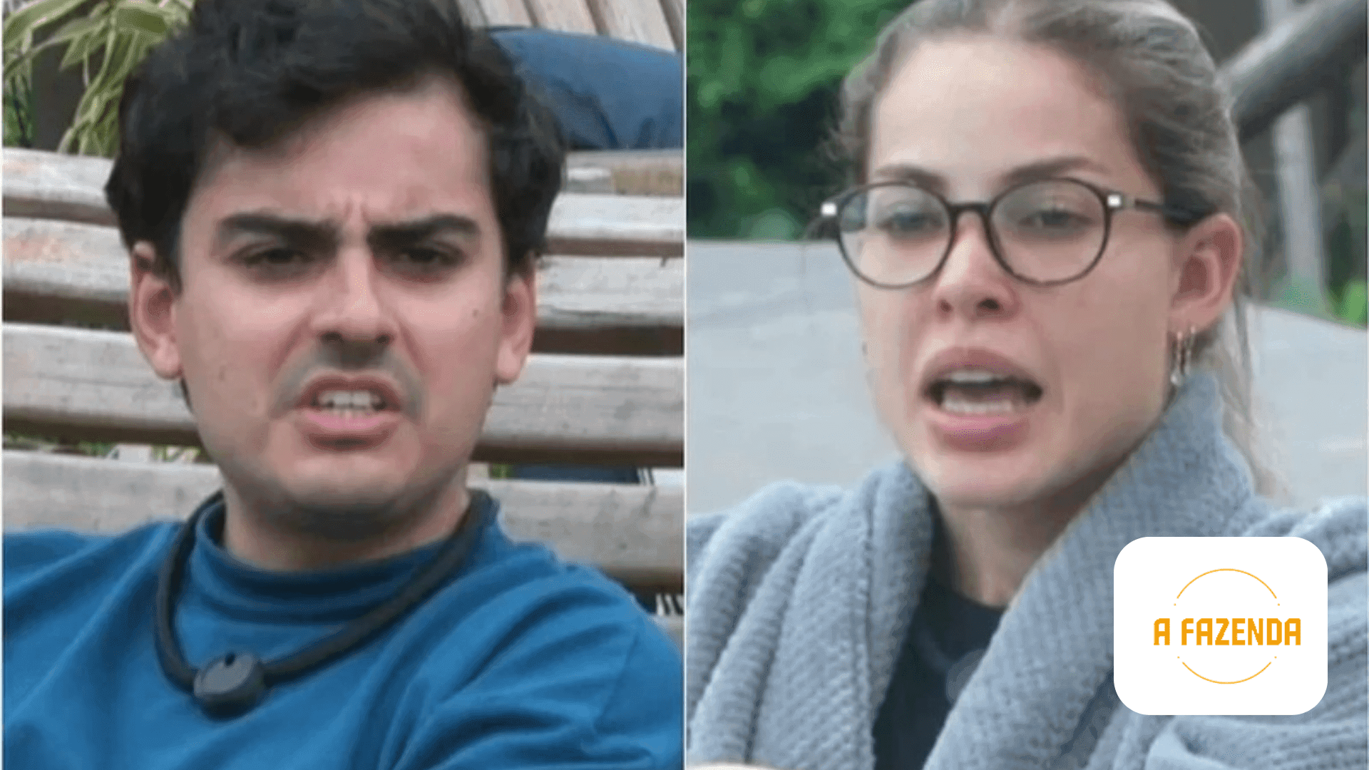 Briga em A Fazenda 17: Dudu Camargo e Saory Cardoso trocam acusações